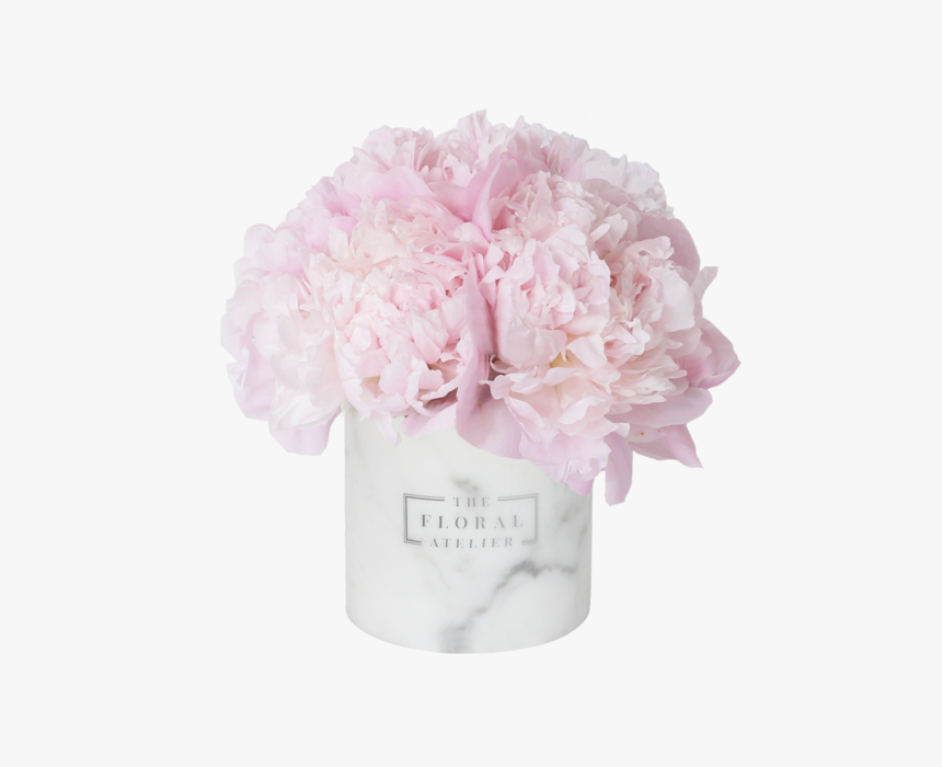 Pink Peony Luxe Marble Vase - Vase Flower Pink Png, Transparent Png