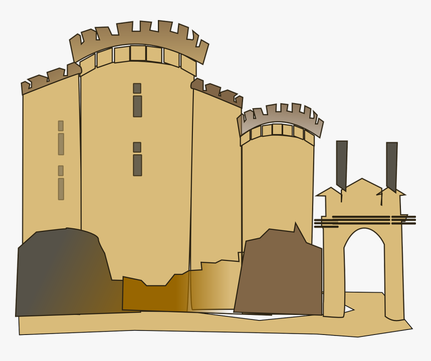 Castle Clip Cartoon - Storming Of The Bastille Clipart, HD Png Download
