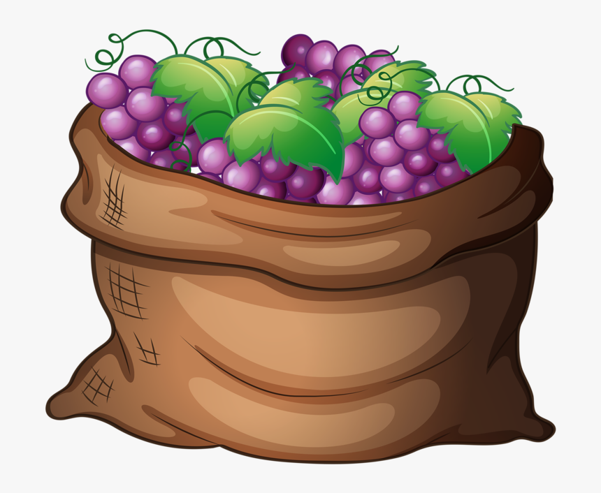 Foto Avtor Soloveika Na Yandeks Grapes In A Basket Clip Art Hd Png Download Transparent Png Image Pngitem