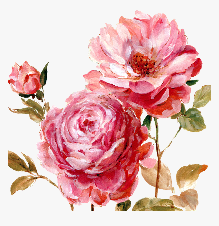 I Ekler Png - Painted Flowers Png Transparent, Png Download