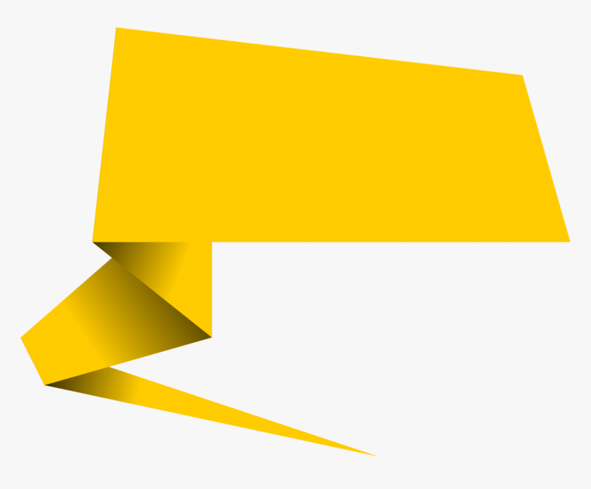 Origami Speech Bubble Png, Transparent Png