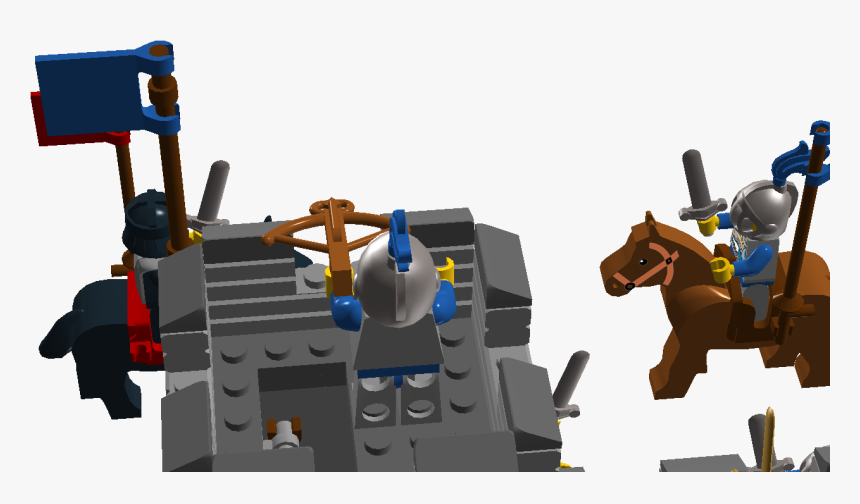 Connectable Castle Wall - Lego, HD Png Download