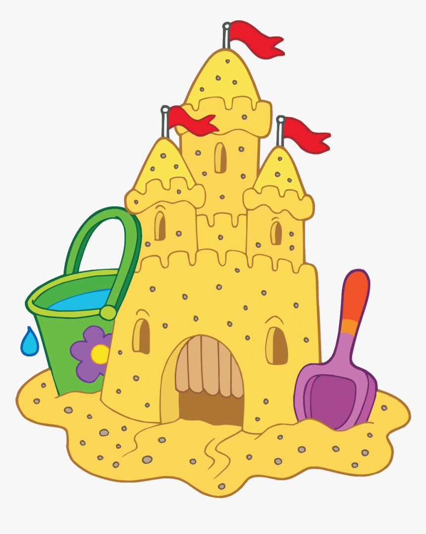For A Printable Copy Of The Donation Form - Cartoon Transparent Background Sand Castle, HD Png Download