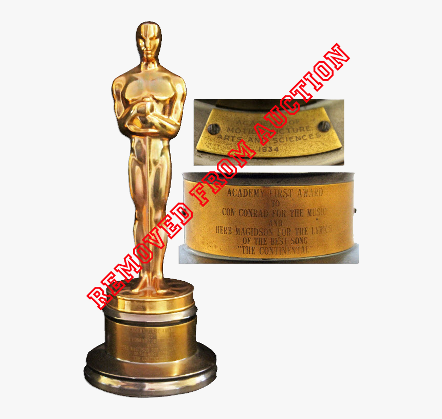 Oscar Award Png - 1st Academy Award, Transparent Png