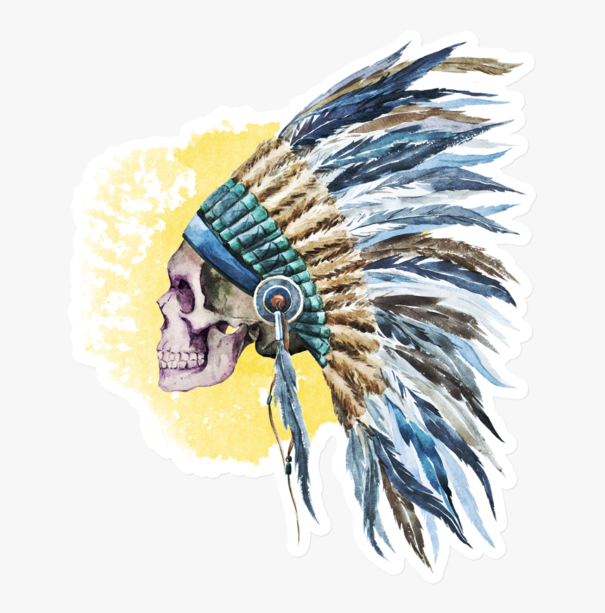 American Native Hat Feathers, HD Png Download