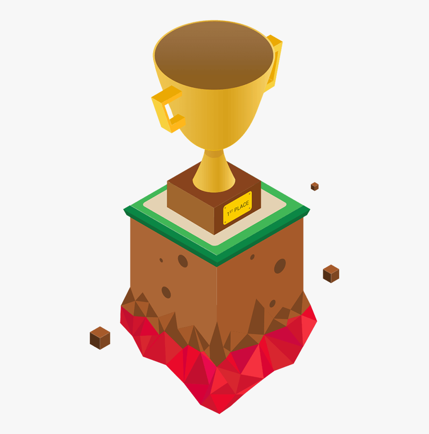 A Trophy That Says First Place - Logo, HD Png Download