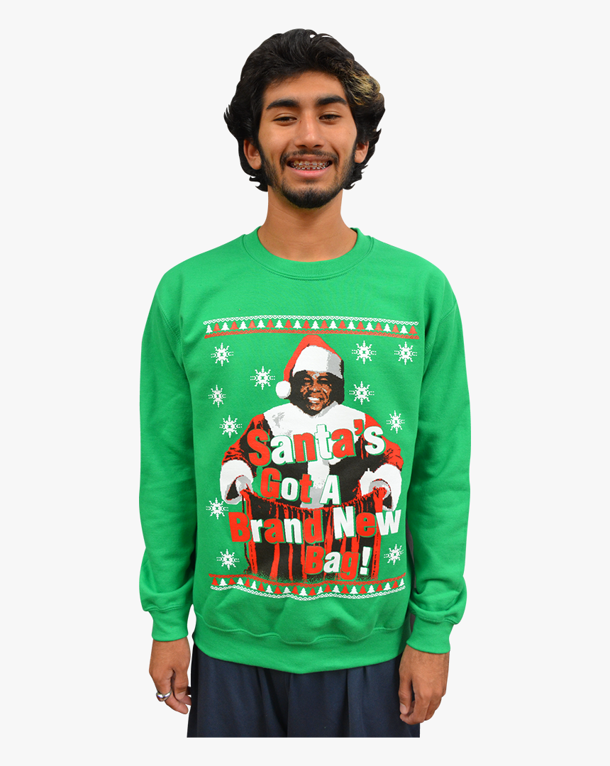 James Brown Santa S Got A Brand New Bag - Long-sleeved T-shirt, HD Png Download