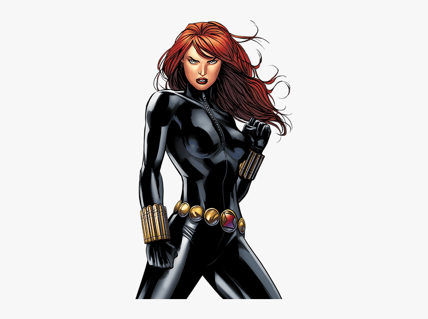 Black Widow Comic Png, Transparent Png