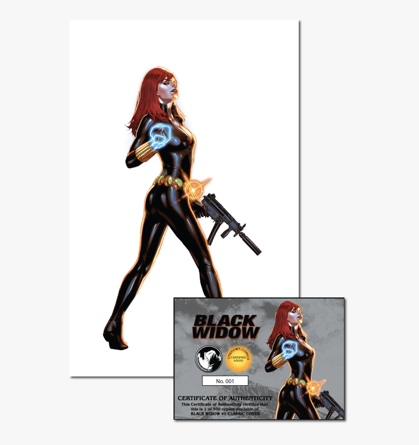 Classic Black Widow Marvel, HD Png Download