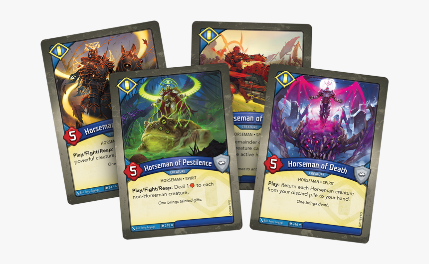 Keyforge Four Horsemen Deck, HD Png Download