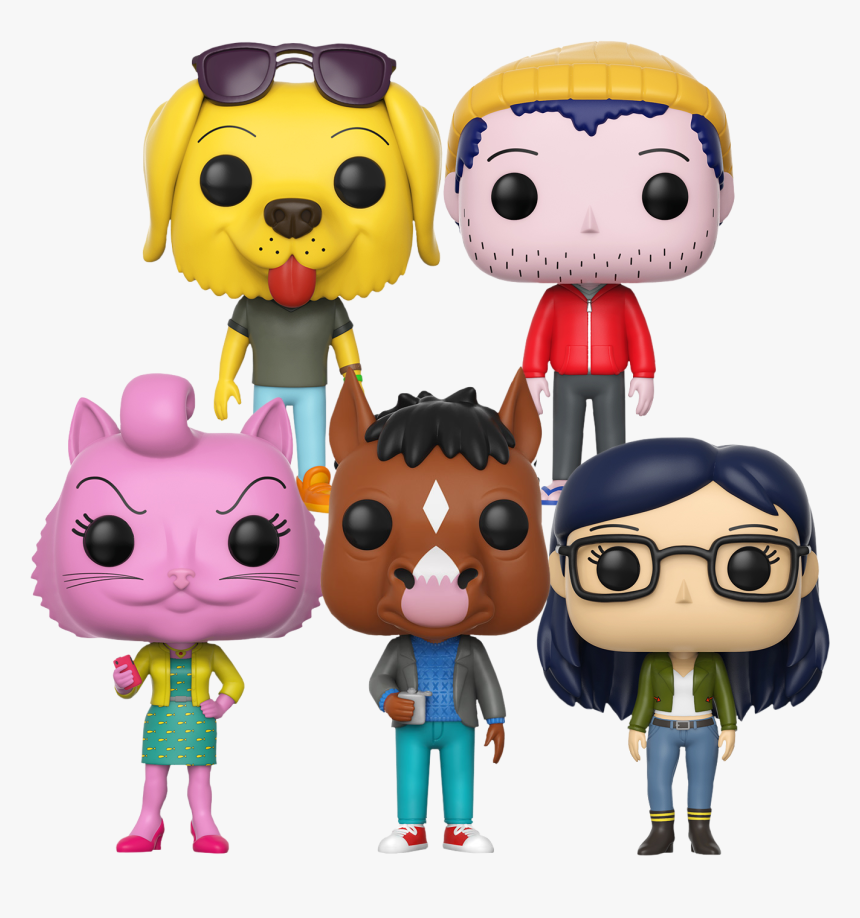 Bojack Horseman Pop Figures, HD Png Download