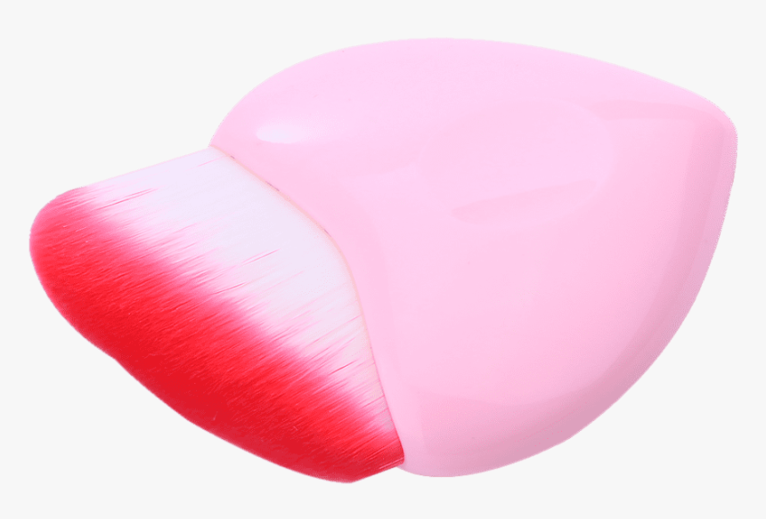 New Heart Shape Oblique Hair Facial Makeup Brush - Inflatable, HD Png Download