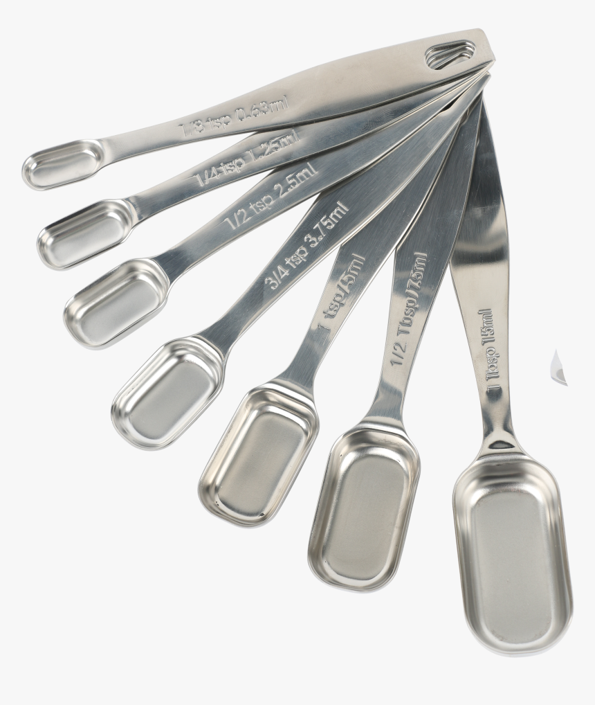 Pcb S Professional Stainless Steel Measuring Spoons - Knife, HD Png Download