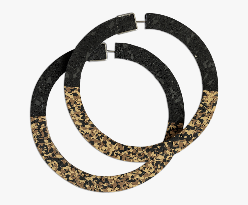 Champ Two Tone Hoops Black Sand Speckle, HD Png Download