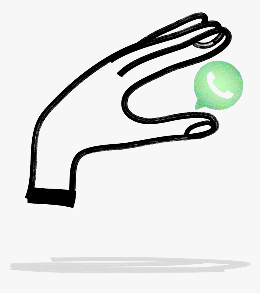 Social Media Tool For Whatsapp - Drawing, HD Png Download