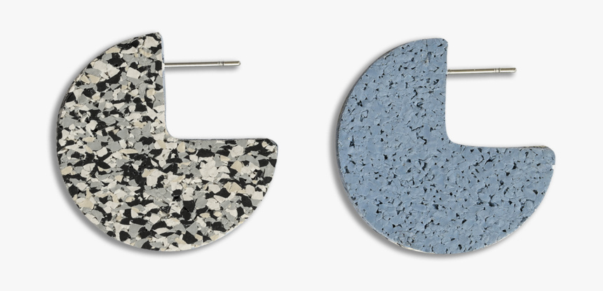 Blue & Speckle - Earrings, HD Png Download
