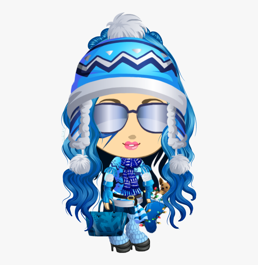 Solid Blue Outfit For Traveling With Matching Blue - Blue Outfit Clip Art, HD Png Download