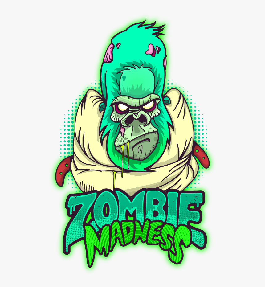 Zombie Madness On Behance - Zombie Madness, HD Png Download