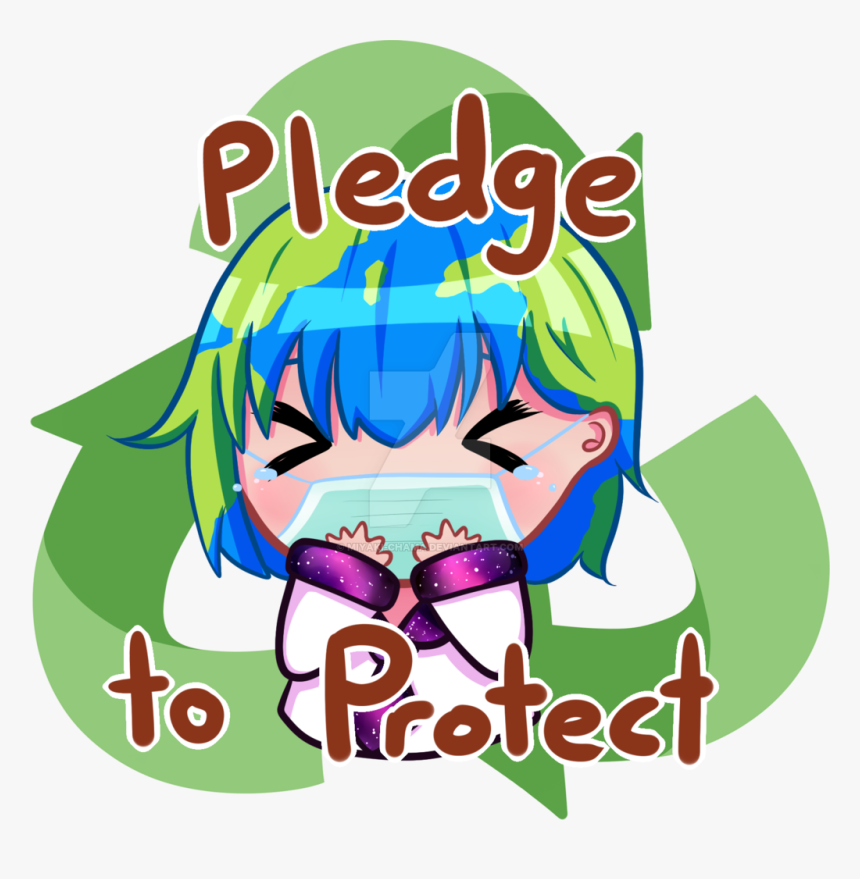 Transparent Yes Clipart - Earth Chan Save The Ocean, HD Png Download