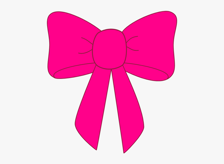 Pink Bow Ribbon Clipart - Ribbon Pink Clipart, HD Png Download
