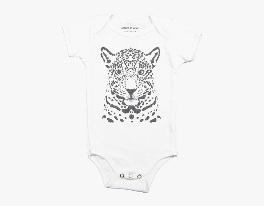 A-onesie Short Sleeve - Snow Leopard, HD Png Download