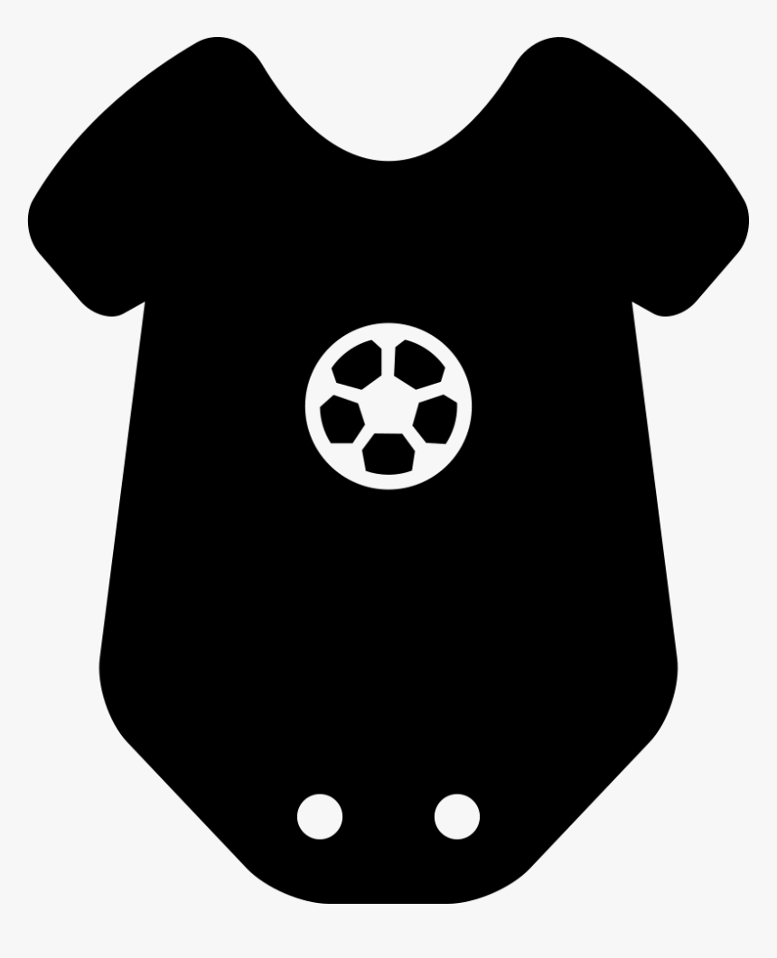 Baby Onesie Clothing With Star Design - Silueta Ropa De Bebe, HD Png Download