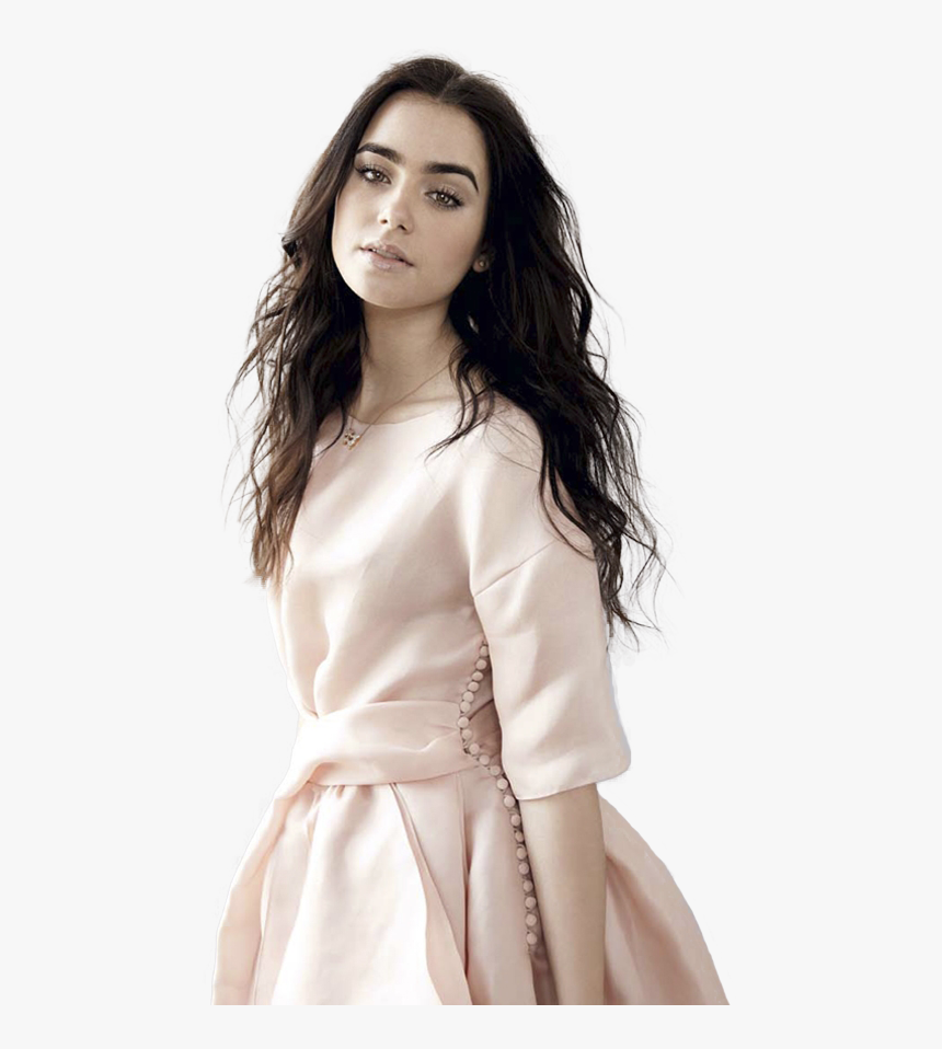 Lily Collins Stella Magazine, HD Png Download