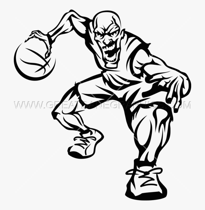 play basketball clipart black