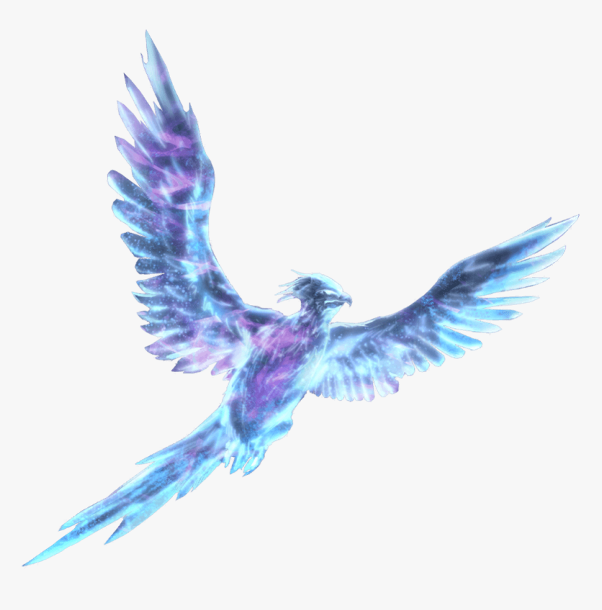 A Silvery-blue Spirit Shaped Like A Phoenix - Roller, HD Png Download