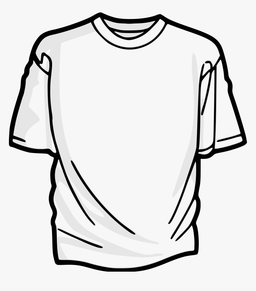 Jersey Drawing At Getdrawings - Clothes Clipart Black And White, HD Png Download