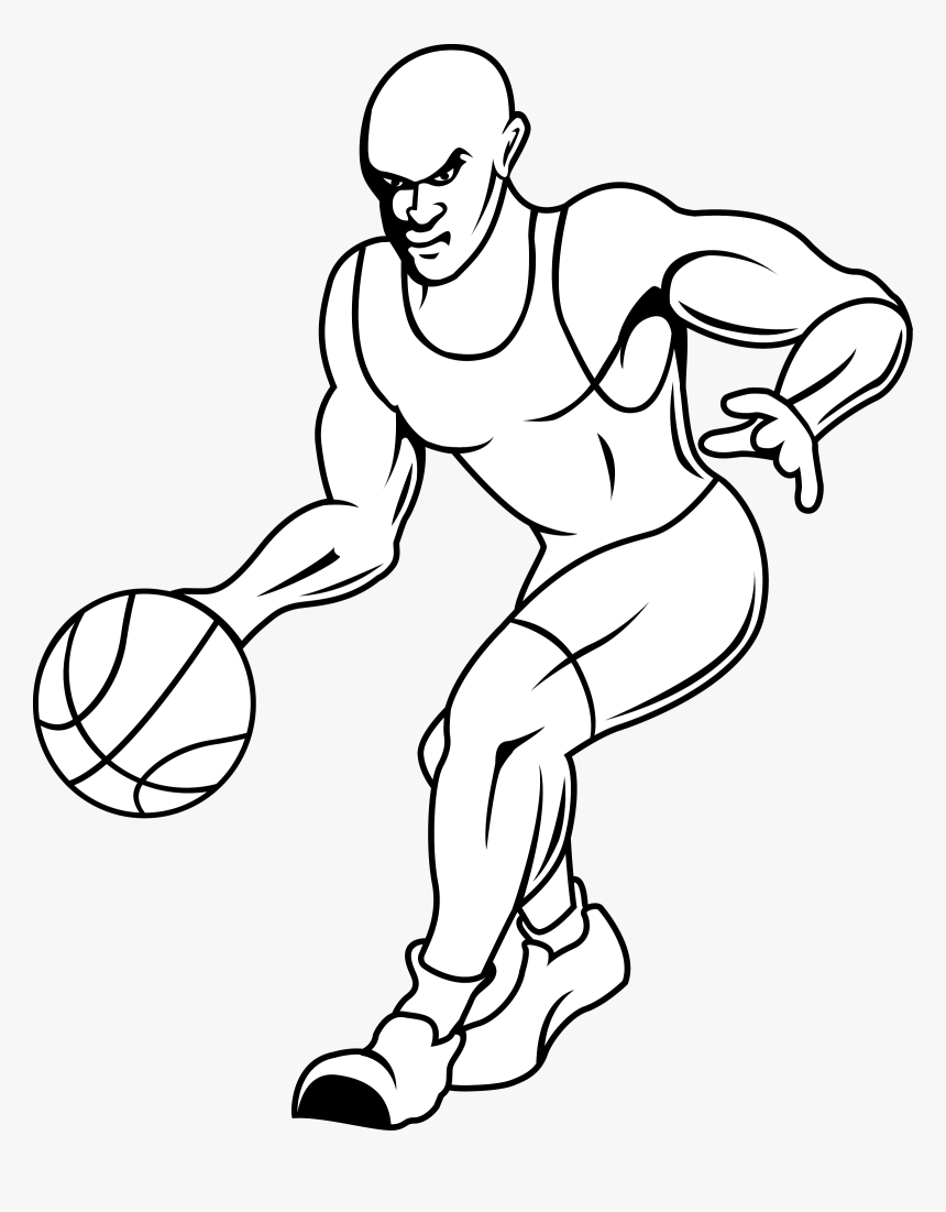 Drawing Basketball Net - Drawing Of Basketball, HD Png Download
