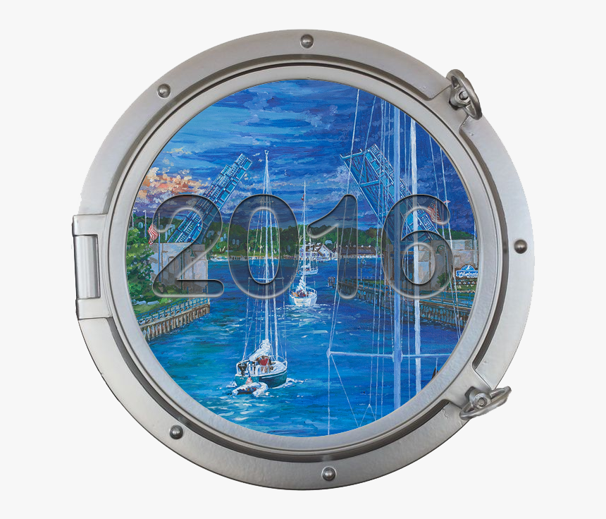Charlevoix Venetian Festival Artwork - Porthole Window, HD Png Download