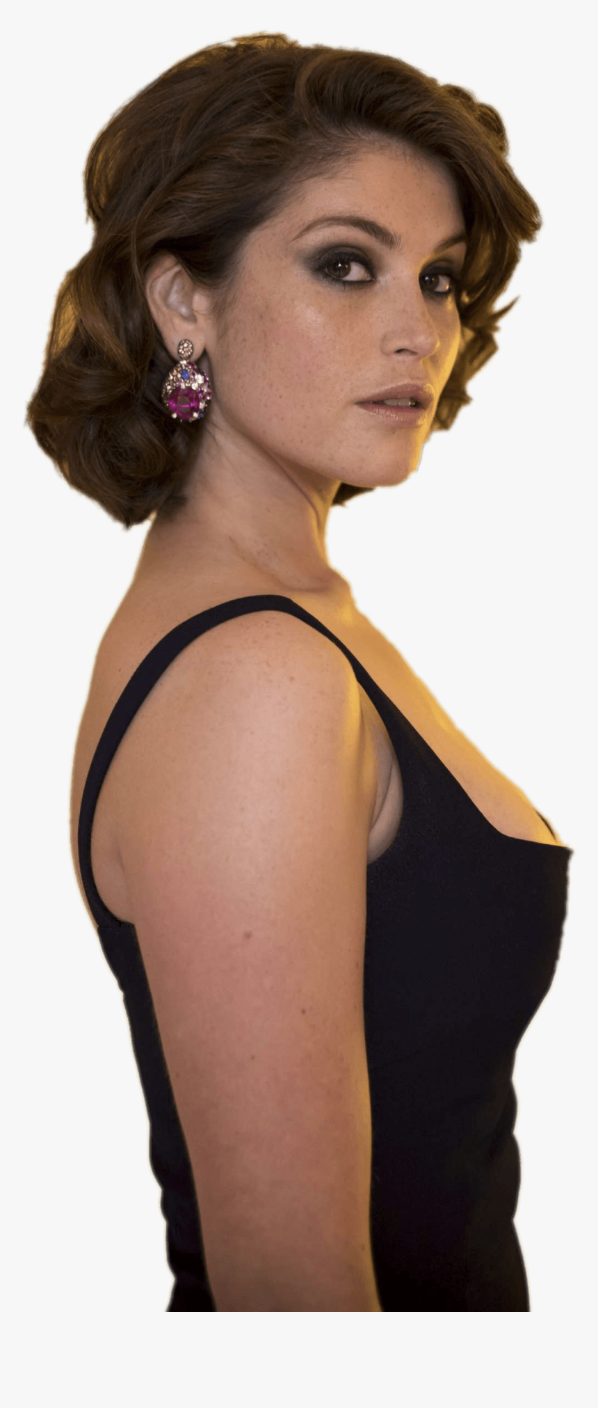 Hair Clipart Side View - Gemma Arterton Png, Transparent Png
