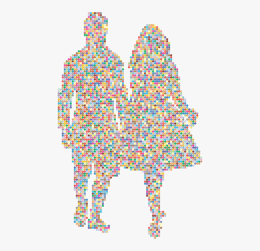 Transparent Christmas Trees Clipart - Clipart Couple At Christmas Tree, HD Png Download