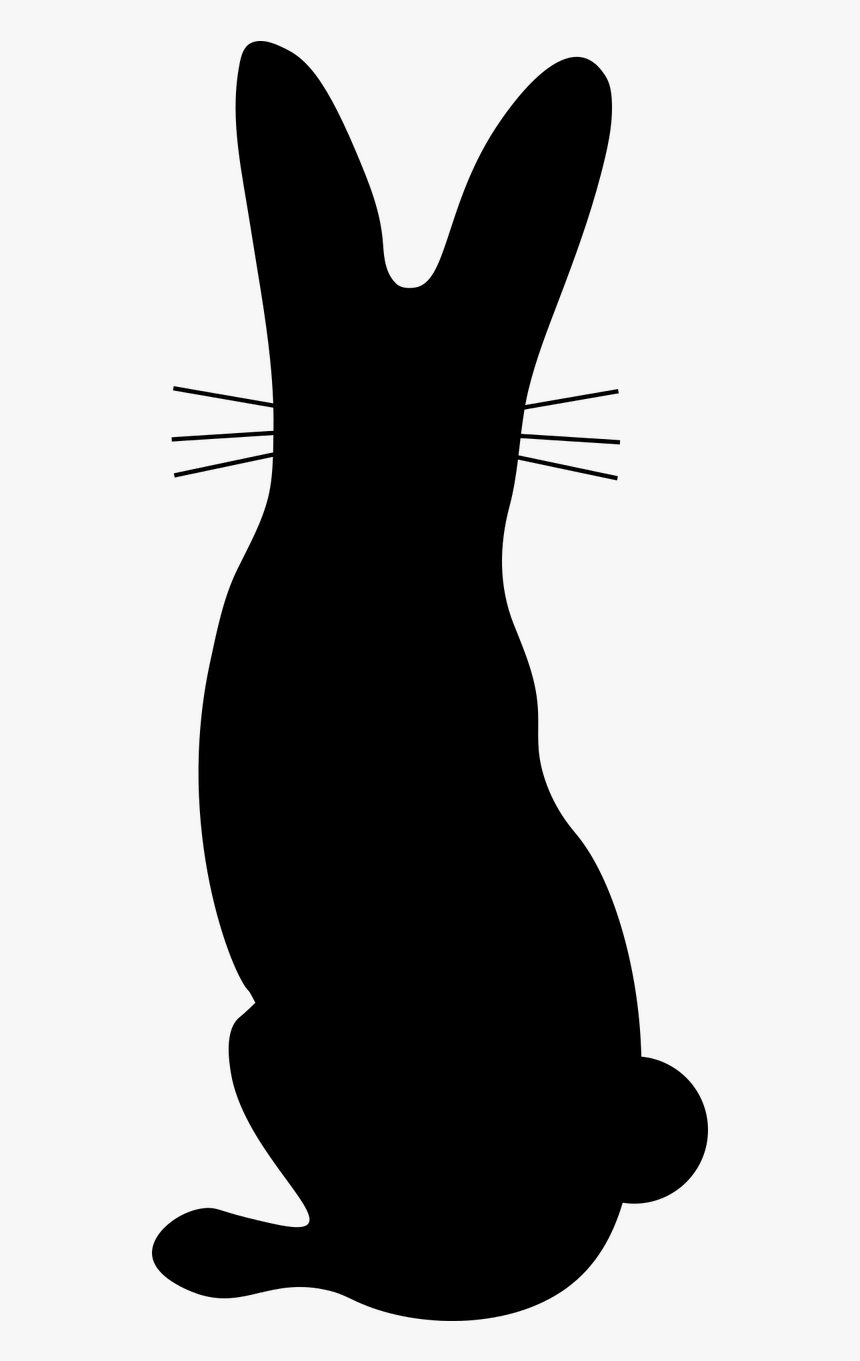 Bunny Rabbit Silhouette Free Picture - Little Black Dress, HD Png Download