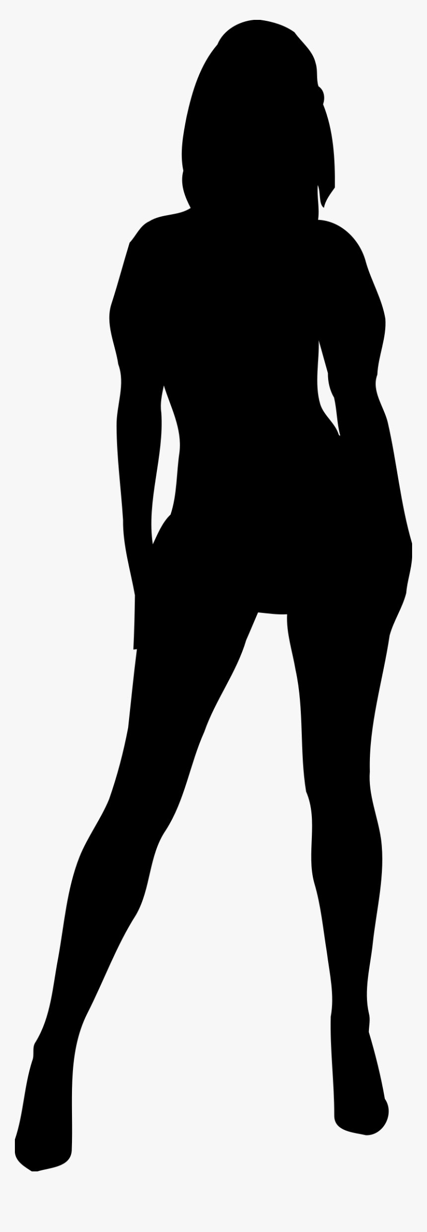 Teen Clipart Silhouette - Teen Girl Silhouette Png, Transparent Png