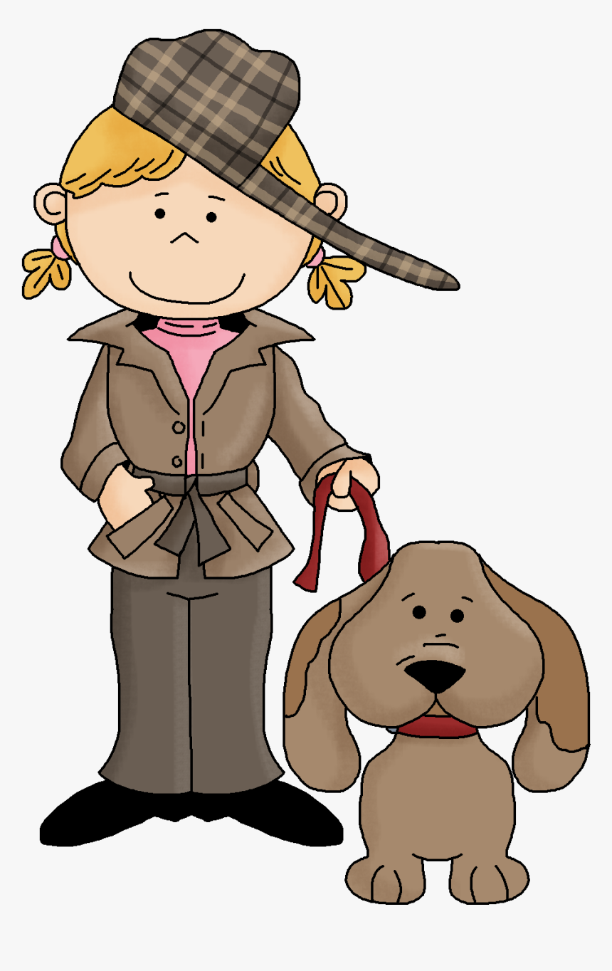 Detective Clipart Street - Close Reading Magnifying Glass, HD Png Download