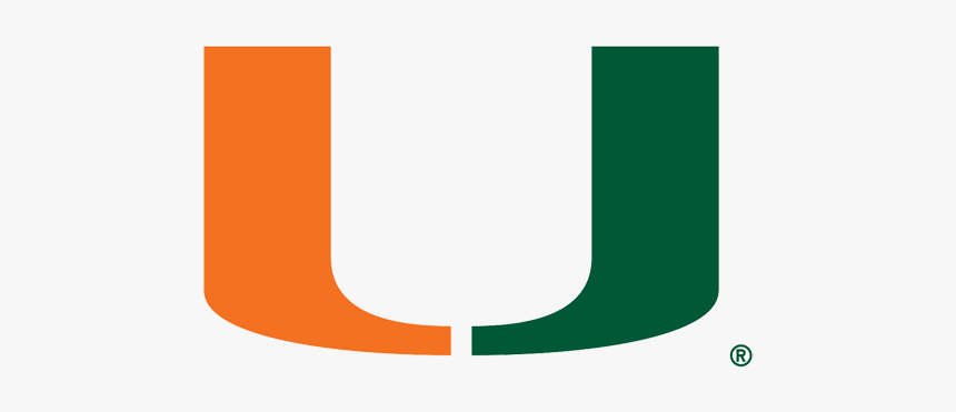 Miami Hurricanes Cliparts - Miami Hurricanes Logo Transparent, HD Png Download