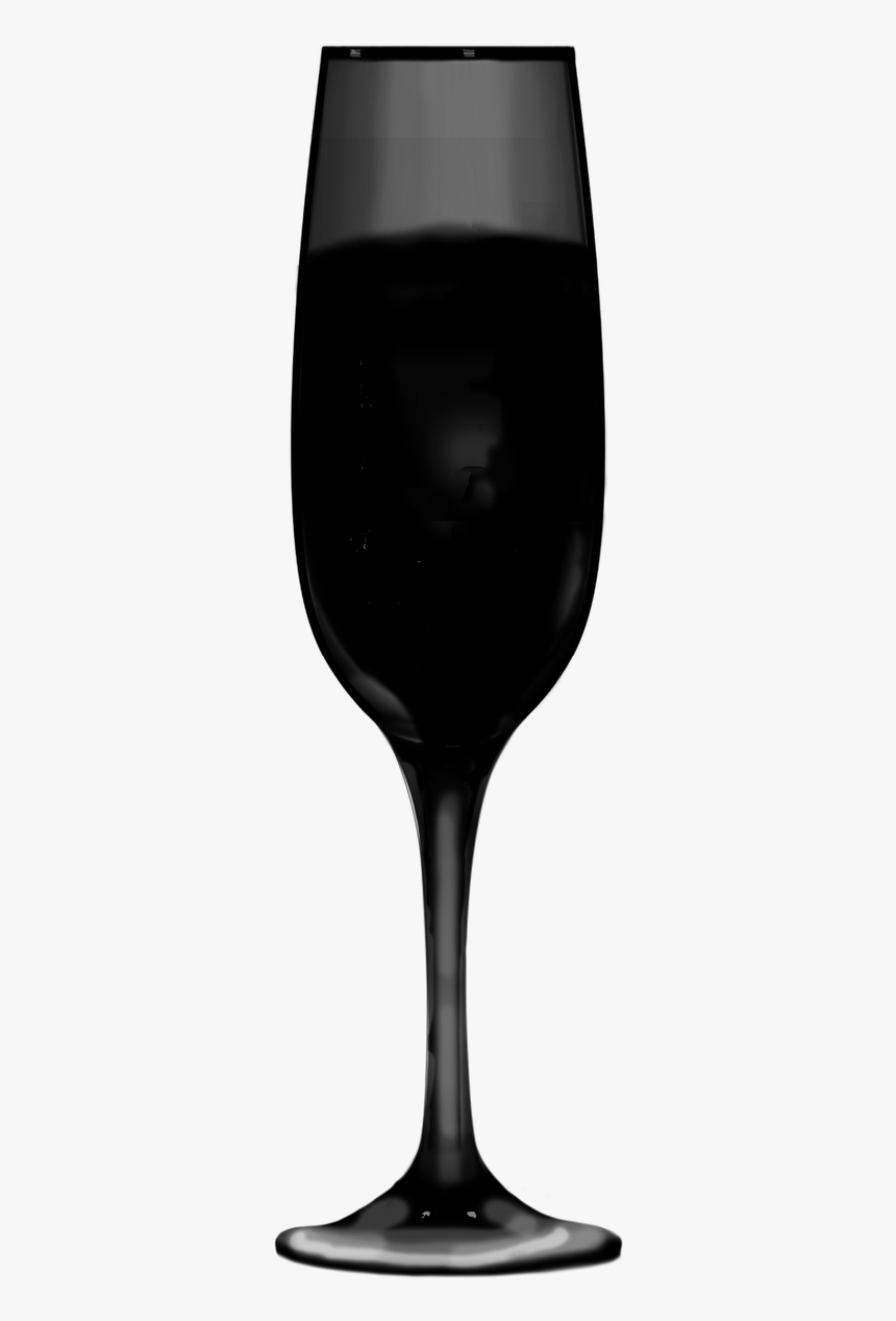 Glass Drink Silhouette Free Picture - Champagne Glass Silhouette Png, Transparent Png