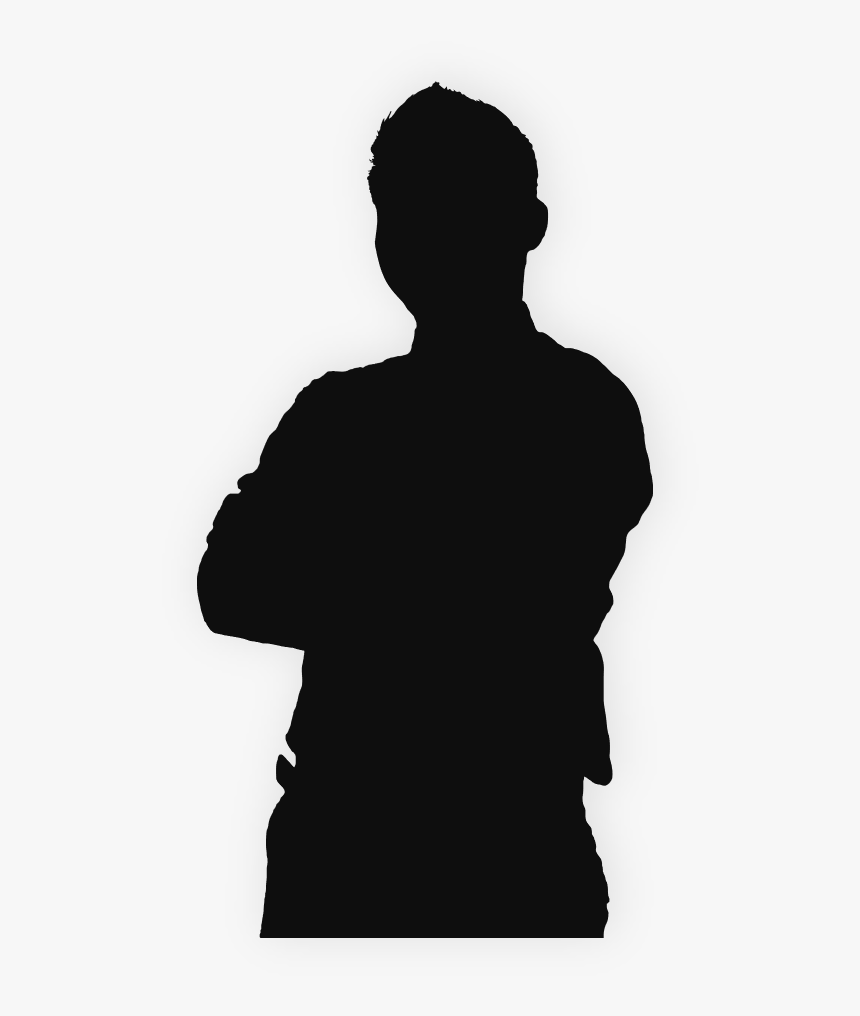 Guy Png Black, Transparent Png