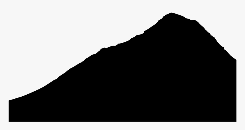 Mountain Silhouette - Summit, HD Png Download