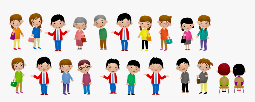 People, Man, Women, Grandma, Grandpa - Man People Cartoon Png, Transparent Png
