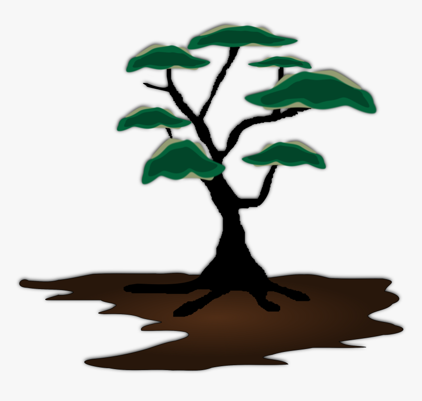 Tree Exotic Landscape Soil Growing Simple Tree Silhouette Png Transparent Png Transparent Png Image Pngitem