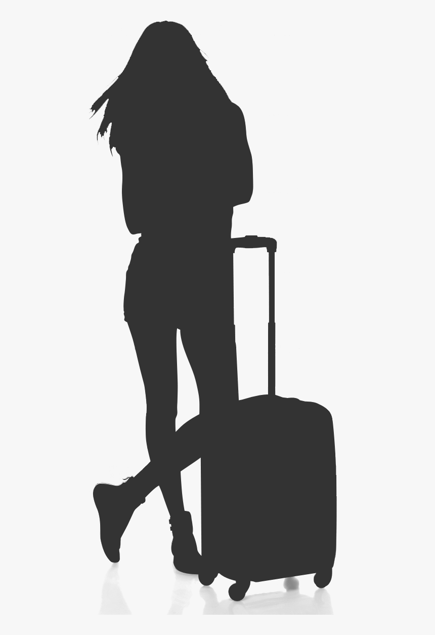 Travel Woman Icon Png, Transparent Png