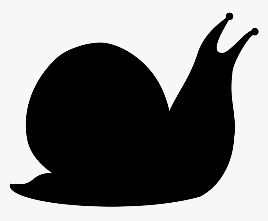 Snail Silhouette Animal Information - Snail Silhouette Clipart, HD Png Download