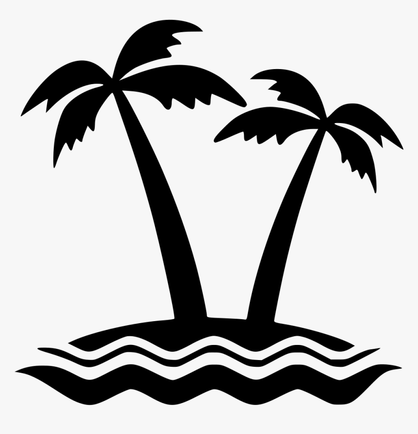 Transparent Island Clipart Png - Island Icon Png, Png Download