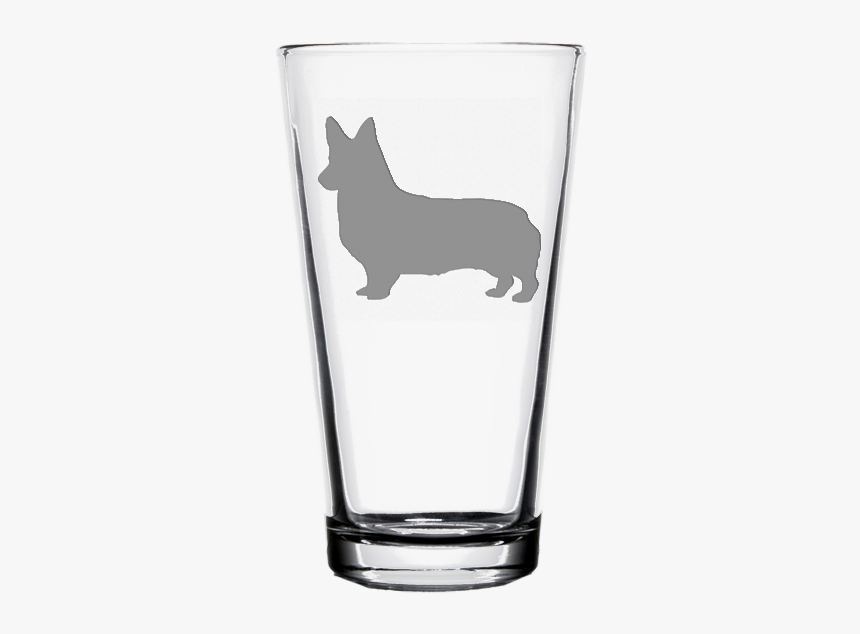 Pembroke Welsh Corgi Dog Pint Glass 
title Pembroke - Corgi Svg, HD Png Download