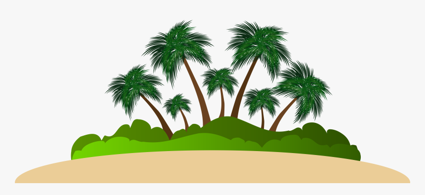 Island Silhouette Clipart , Png Download - Transparent Background Island Clipart, Png Download
