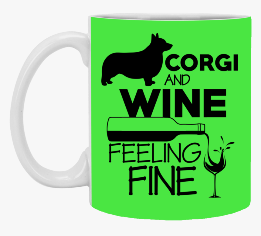Corgi & Wine Feeling Fine - Siberian Husky, HD Png Download