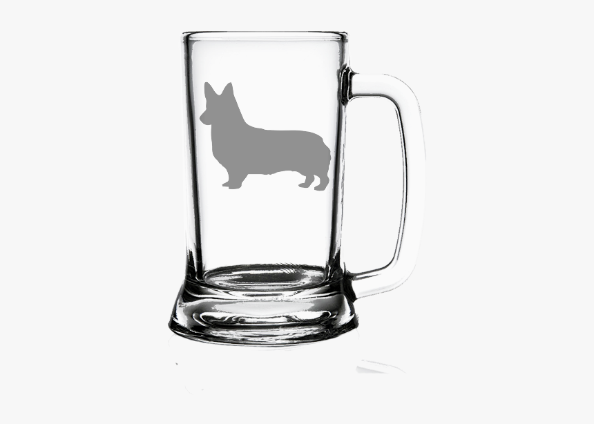 Pembroke Welsh Corgi Dog 16oz - Beer Mug Glass, HD Png Download